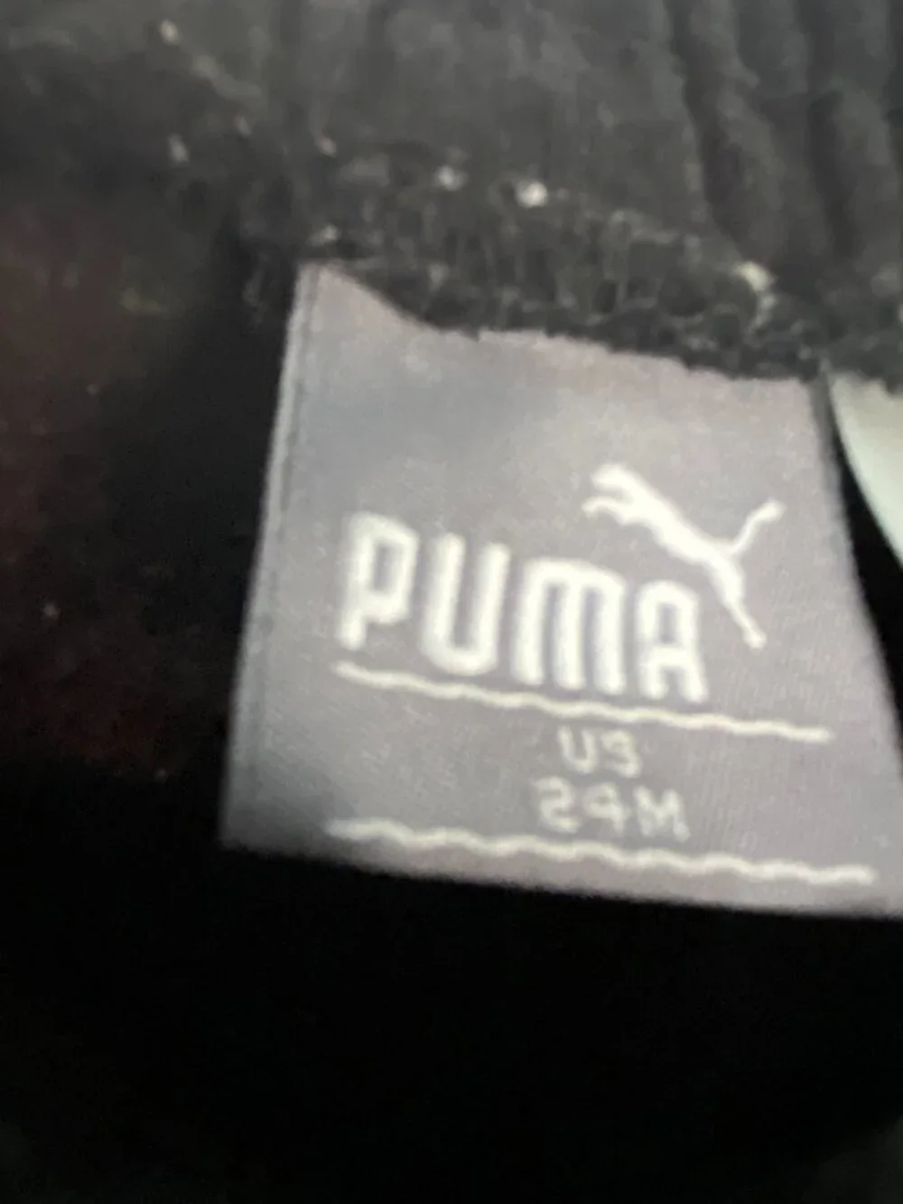 Puma Black Toddler Jogger Sweatpants Size 24M